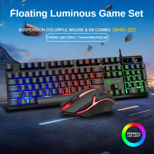 104 Keys Glowing Universal Gamer Popular Pc Gaming Keyboard USB Wired Keyboards For Laptop